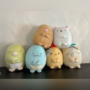 sumikko gurashi plush set